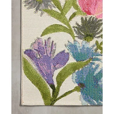 Kirkland's Daylight Garden Party Indoor/outdoor Rug In Multi