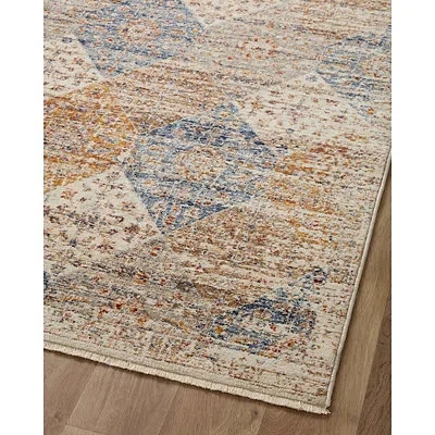Kirkland's Neutral Diamond Patchwork Area Rug In Brown