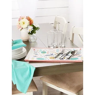 Kirkland's Easter Folk Garden Placemats In Multi