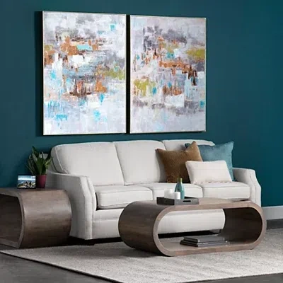 Kirkland's Round Brown Open Side Table In Brown