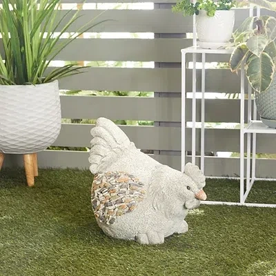 Kirkland's Textured Chicken Statue In Multi