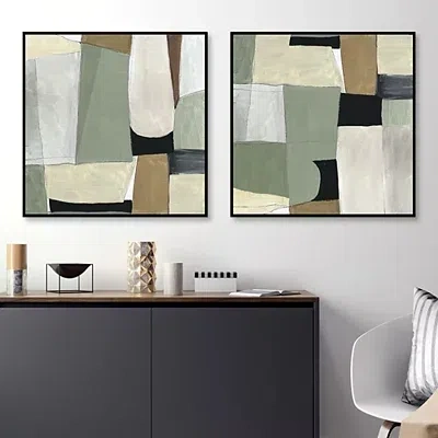 Kirkland's Forms Framed Canvas Art Prints In Multi