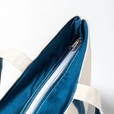 Kirkland's Embroidered Monogram P Boat Tote In Neutral