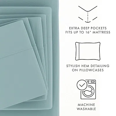 Kirkland's Twin Xl Sheet Set In Blue