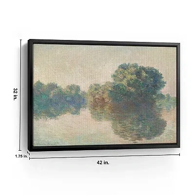 Kirkland's The Seine At Giverny Framed Canvas Art Print In Multi