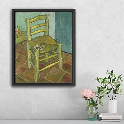 Kirkland's Van Gogh's Chair Framed Canvas Art Print In Multi