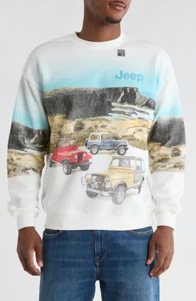Goodie Two Sleeves Jeep Hill Sweatshirt In Multi