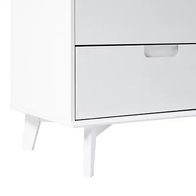 Kirkland's Grooved Handle 6-drawer Dresser In White