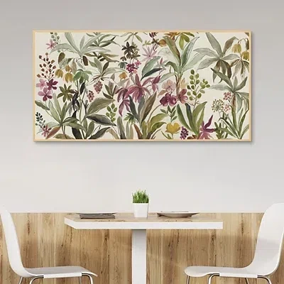 Kirkland's Garden Delight Framed Canvas Art Print In Multi