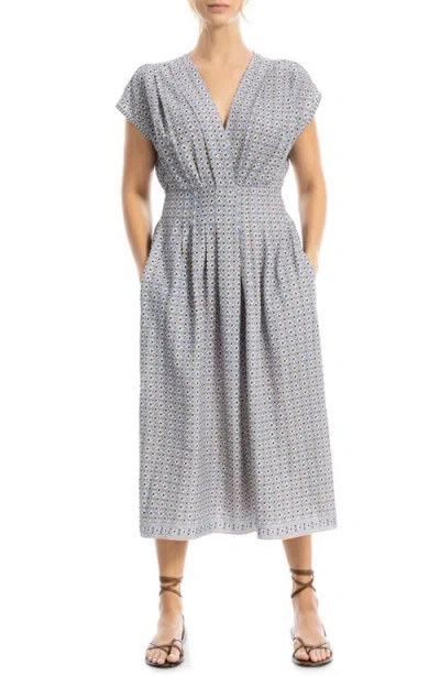 Max Studio Front Pleat Midi Dress