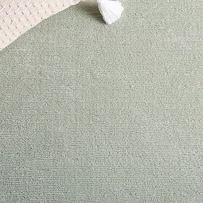 Kirkland's Solid Sage Green Revive Area Rug In Green