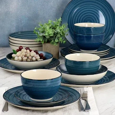 Kirkland's Dinnerware Set In Blue