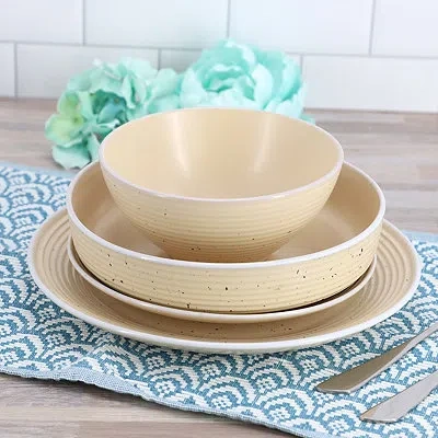 Kirkland's Emilia Stoneware 16pc. Dinnerware Set In White