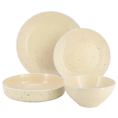 Kirkland's Emilia Stoneware 16pc. Dinnerware Set In White