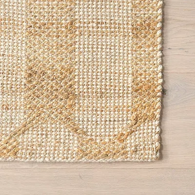 Kirkland's Hillcrest Jute And Wool Area Rug In Multi