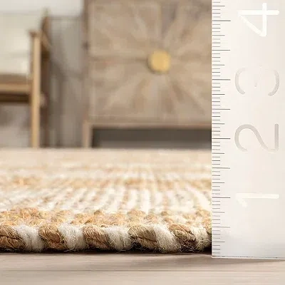 Kirkland's Hillcrest Jute And Wool Area Rug In Multi