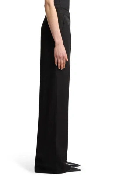 Seven Classic Wide Leg Pants In Black