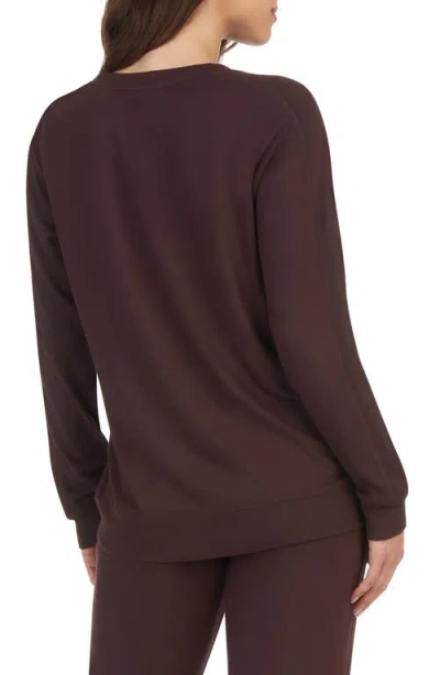 Matty M . Crewneck Sweatshirt & Pants Set In Black