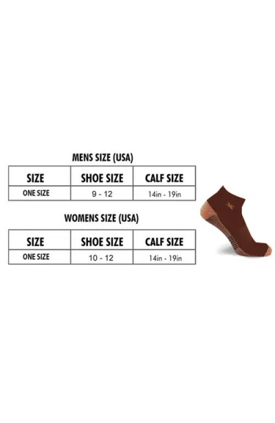 Extreme Fit 3-pack Copper Infused Ankle Length Compression Socks