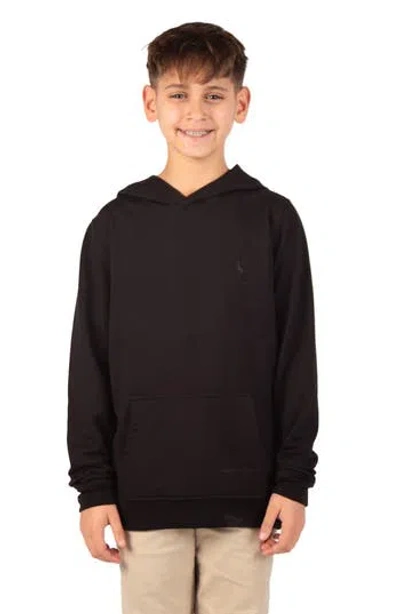 Tailorbyrd Kids' Fleece Hoodie In Black