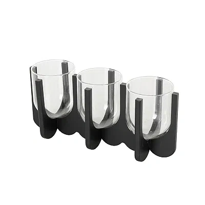 Kirkland's Hurricane Candle Holder 14 In. In Black