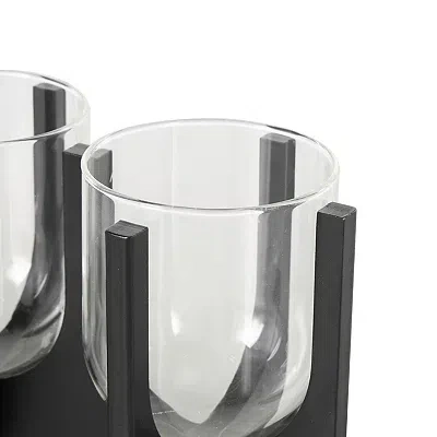 Kirkland's Hurricane Candle Holder 14 In. In Black