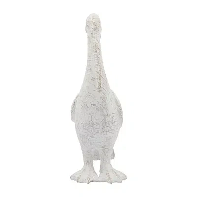 Kirkland's Washed Standing Pelican Figurine In White