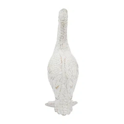 Kirkland's Washed Standing Pelican Figurine In White