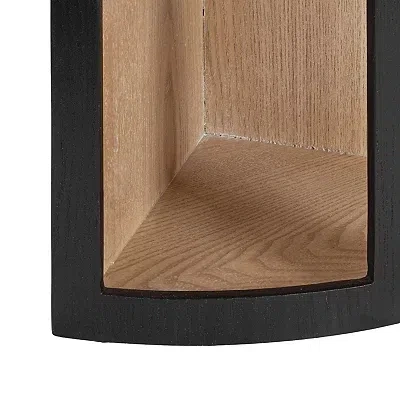 Kirkland's Arched Openings Corner Shelf In Black