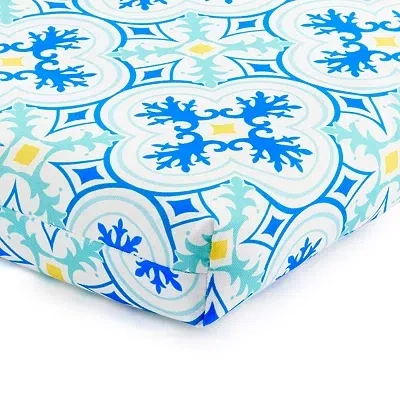 Kirkland's Ornate Outdoor Chair Cushion In Blue