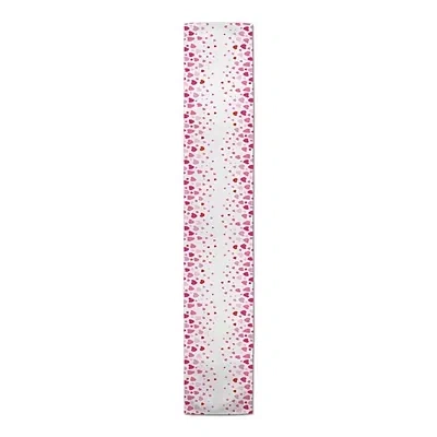 Kirkland's Dainy Heart Border Table Runner In Pink