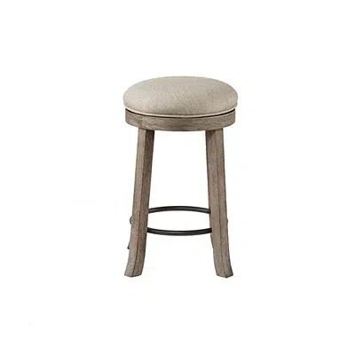 Kirkland's Backless Swivel Counter Stool In Neutral