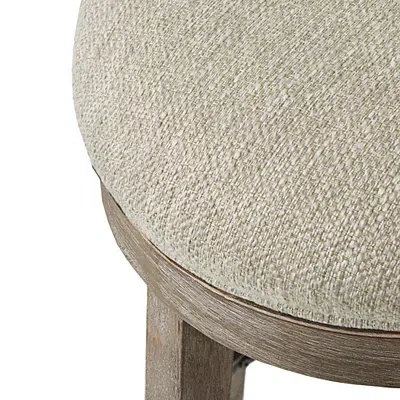 Kirkland's Backless Swivel Counter Stool In Neutral