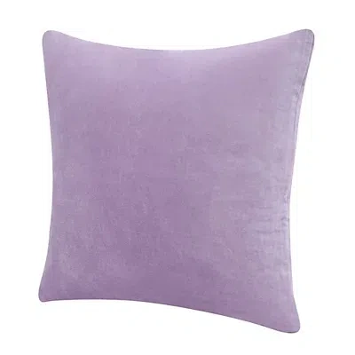 Kirkland's Solid Lilac Velvet Throw Pillow In Purple
