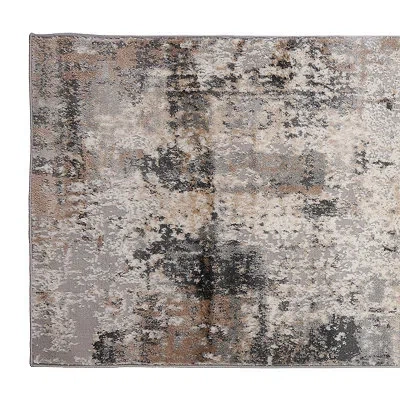 Kirkland's Aurora Abstract Runner In Brown