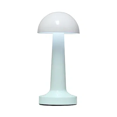 Kirkland's Metal Mushroom Mini Cordless Lamp In White