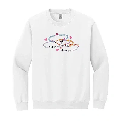 Kirkland's Large Friendship Bracelets Sweatshirt In White