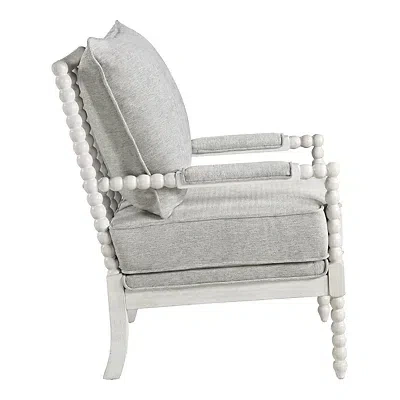 Kirkland's Kaylee Spindle Frame Accent Chair In Gray