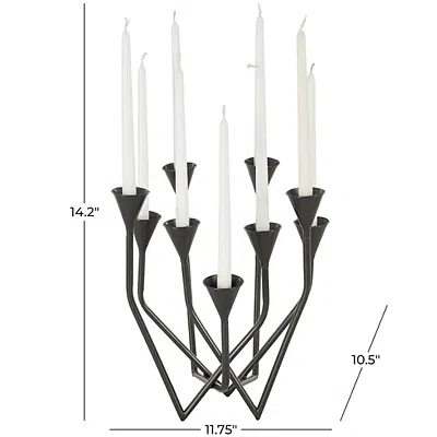 Kirkland's Iron Angles Taper Candle Holder In Black