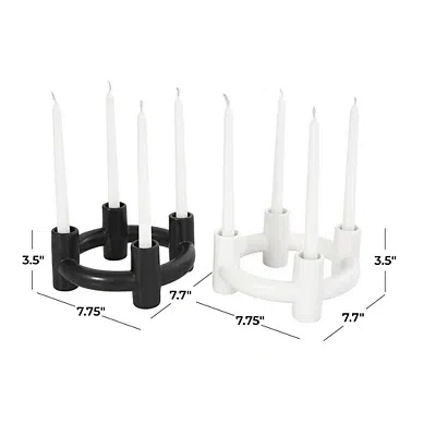 Kirkland's Circle Taper Candle Holders In Multi