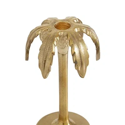 Kirkland's Palm Trees Taper Candle Holders In Gold