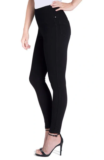 Lyssé 'lyssentials Toothpick Denim Leggings In Black