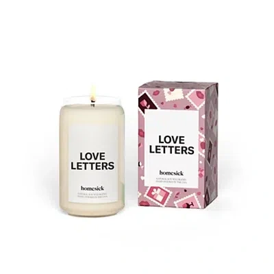 Kirkland's Homesick Love Letters Jar Candle In White
