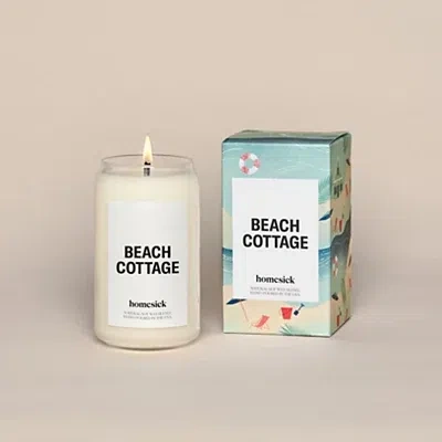 Kirkland's Homesick Beach Cottage Jar Candle In White