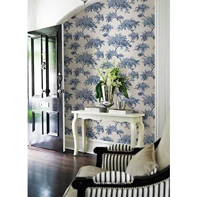 Kirkland's Denim Alder Peel & Stick Wallpaper In Multi