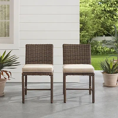 Kirkland's Outdoor Dining Chair Set In Brown
