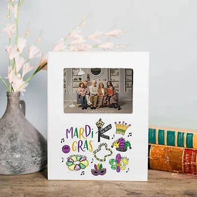 Kirkland's Mardi Gras Icons Picture Frame In White