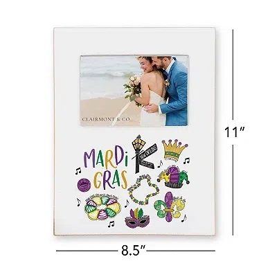 Kirkland's Mardi Gras Icons Picture Frame In White