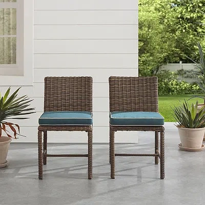Kirkland's Outdoor Dining Chair Set In Blue