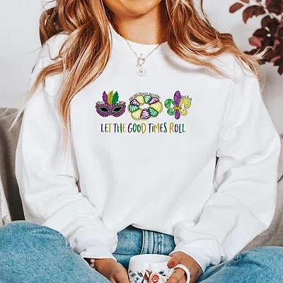 Kirkland's Let The Good Times Roll 2xl Sweatshirt In White
